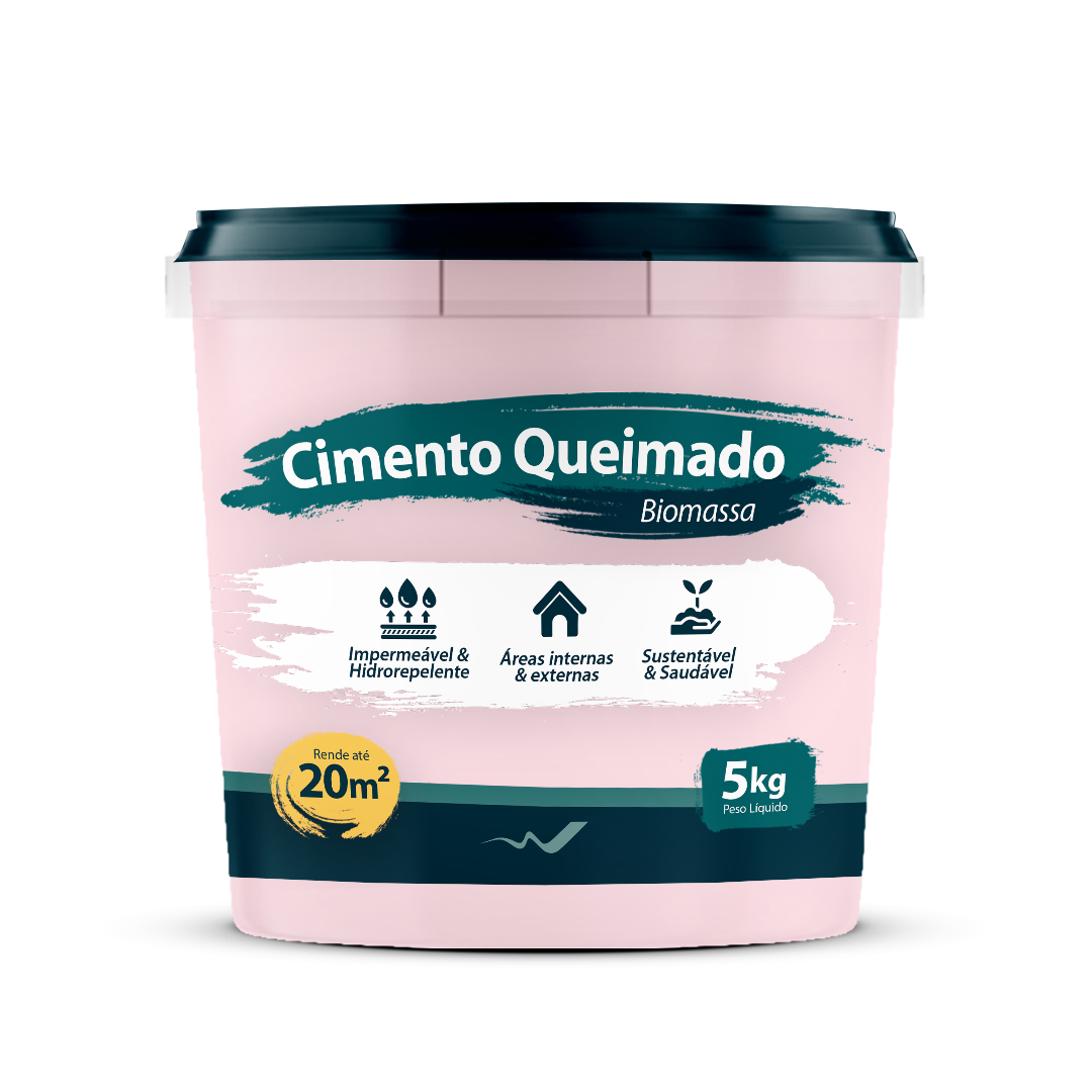 Cimento Queimado 5kg (baby Rose) - Biomassa do Brasil