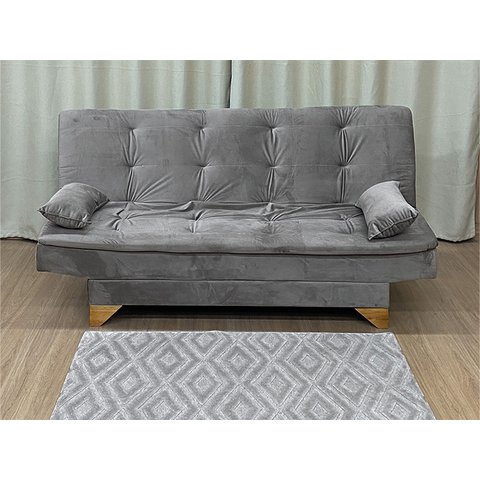 Sofá Cama 3 Lugares Bege 501 Stilo Plus