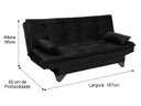 Ver imagem 7 de Sofá Cama 3 Lugares Bege 501 Stilo Plus