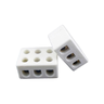 Conector de Porcelana Tripolar Cabo de 10mm² 25A/600V - 3