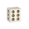 Conector de Porcelana Tripolar Cabo de 10mm² 25A/600V - 1