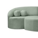 Ver imagem 6 de Sofá Orgânico Palermo 4 Lugares 210cm + Puff Bouclê - Sofa Store:Bouclê Verde Menta