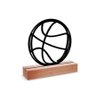 Escultura de Mesa, Bola de Basquete 25x25cm - 3