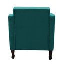 Ver imagem 3 de Poltrona Decorativa Bella Sala Recepção Escritorio - Lobo Shopp:azul Turquesa