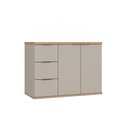 Ver imagem 2 de Gabinete de Banheiro Aqua 76cm Estilare Gab4002 Nude/carvalho