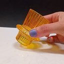 Ver imagem 7 de Castiçal Decorativo de Vidro Amarelo 7x6x6cm Porta Vela Mesa Jantar Decoração