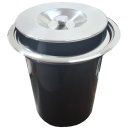 Ver imagem 1 de Lixeira Pia Embutir 5 Litros Tampa Inox Polido com Balde Kzi