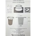 Ver imagem 3 de Lixeira Pia Embutir 5 Litros Tampa Inox Polido com Balde Kzi