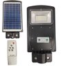Luminária Solar Poste 60W LED Controle Rua e Sensor de Movimento Jardins Areas Externas Iluminaçao - 1