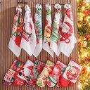 Ver imagem 7 de Kit 2 Peças Natalino Pano de Prato e Luva de Forno Bene Casa Papai Noel