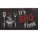 Ver imagem 1 de Tapete Vinil Its Bbq Time Kapazi 40 X 75 Super Print Vinil Churrasqueira