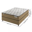 Ver imagem 2 de Cama Box Casal Colchão Smartclassic e Armação Colcho Box Smart Plumatex 138x188x64