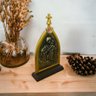 Capela Mãe Rainha com Coroa Metal Dourado Armazém Católico - 2