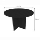 Ver imagem 3 de Mesa de Jantar Redonda Anne Preto