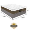 Cama Box Baú + Colchão New Ortopedic King 193x203 King Star - 4