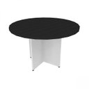 Ver imagem 1 de Mesa de Jantar Redonda Anne Preto/Branco