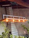 Ver imagem 3 de Lustre Pedente Peroba Rosa Madeira de Demolição