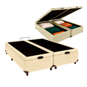 Ver imagem 1 de Cama Box Bau Queen Blindado Nature Begetiza 158x198
