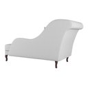 Ver imagem 6 de Divã Recamier Chaise Longue Valentina Clássico com Pés de Madeira Bouclê Cinza Claro - Desk Design