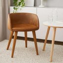 Ver imagem 3 de Penteadeira Anaísa Cor Nature e Off White com Banqueta Amsterdã