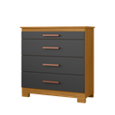 Ver imagem 2 de Cômoda 90cm 4 Gavetas - Ssx Multicoisas