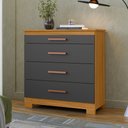 Ver imagem 1 de Cômoda 90cm 4 Gavetas - Ssx Multicoisas