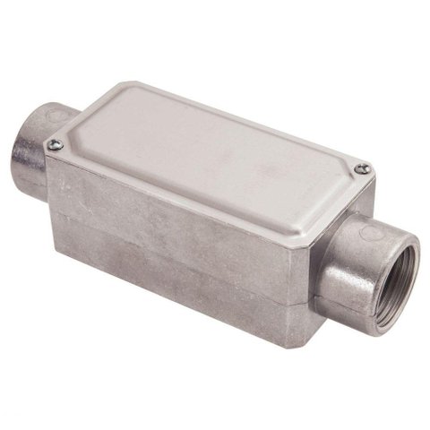 Condulete Fixo 1" Tipo "c" - com Tampa / Rosca Bsp / sem Pintura Tramontina