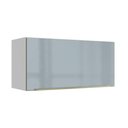Ver imagem 1 de Armário Aéreo 70 cm 1 Porta Branco/Cinza Lux Madesa