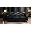 Ver imagem 3 de Sofá Duque Chest 3 Lug Courano Preto:Preto