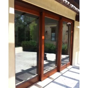 Porta Balcão de Madeira Modelo York 3fls 2,15(a)x2,00(l) S/fechadura