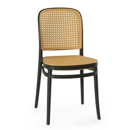 Kit 6 Cadeiras de Jantar Roma para Sala e Cozinha - Preto - 2