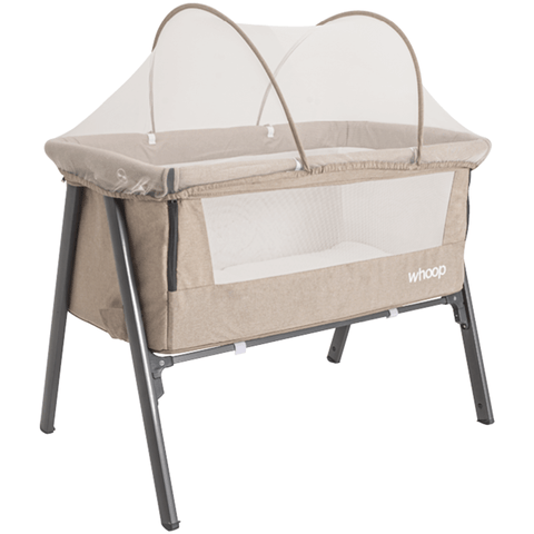 Berço para Bebe Co-leito Kiddo Lado a Lado Lazy Capuccino