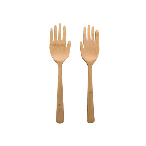 Pegador de Salada Mãozinha de Bambu - Oikos