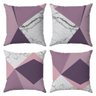 Kit 4 Capas Almofadas Decorativas Mármore 2 45x45 - Id Decor - 1