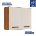 Ver imagem 4 de Cozinha Completa 7 Portas 3 Gavetas Atenas Kaiki Móveis Nature/off White