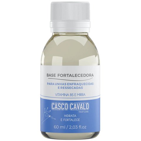 Refil Base Fortalecedora Unhas Enfraquecidas e Ressecadas Hidrata e Fortalece 60ml Casco Cavalo