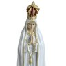 Nossa Senhora Fátima Resina 25cm Terço São Bento Perfumado - 6