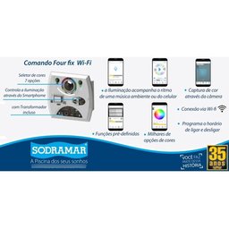 Driver Comando Four Fix P/ Led C/ Wifi 81w Sodramar Piscina - 2