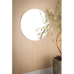 Espelho Redondo Lapidado Decorativo 60x60cm para Quarto Sala Banheiro Cozinha Luxo C/dupla Face - 1