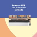Ver imagem 3 de Balcão Gabinete Cozinha Aço Topázio Com Tampo