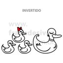 Ver imagem 3 de Adesivo Decorativo para Box de Banheiro Pato Patinhos-Pequeno 50x23cm