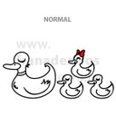 Ver imagem 2 de Adesivo Decorativo para Box de Banheiro Pato Patinhos-Pequeno 50x23cm