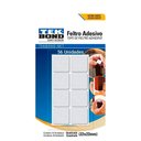 Ver imagem 1 de Feltro Quadrado 22 Mm Branco Cartela C/56 Unidades