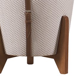 Puff Flex Altus em Linho Colmeia - Mobiliamobilia - 5