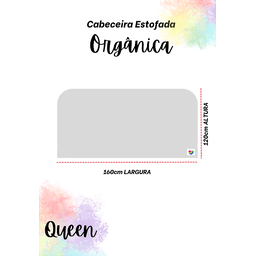 Cabeceira Estofada Queen Orgânica Não É Segredo Linho Cru Mesclado 160x120 - 3