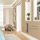 Ver imagem 2 de Rodapé Moldura de Poliestireno - Gart Fb11 11cm X 2,44m