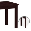 Ver imagem 3 de Mesa de Jantar 10 Lugares Madeira Maciça 220cm Tabaco Safira Nemargi