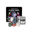 Ver imagem 3 de Jogo de Poker Chips Profissional 100 Fichas + 2 Decks de Cartas Fine Gift
