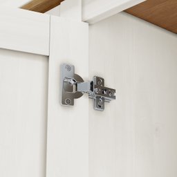 Guarda-roupa 4 Portas 2 Gavetas Topázio Madeira Pinus Branco/freijó - Finestra - 5