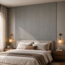 Ver imagem 3 de Painel Ripado de Madeira Decorativo para Sala Quarto 180x250cm Slats L05 Gris Fosco - Lyam Decor